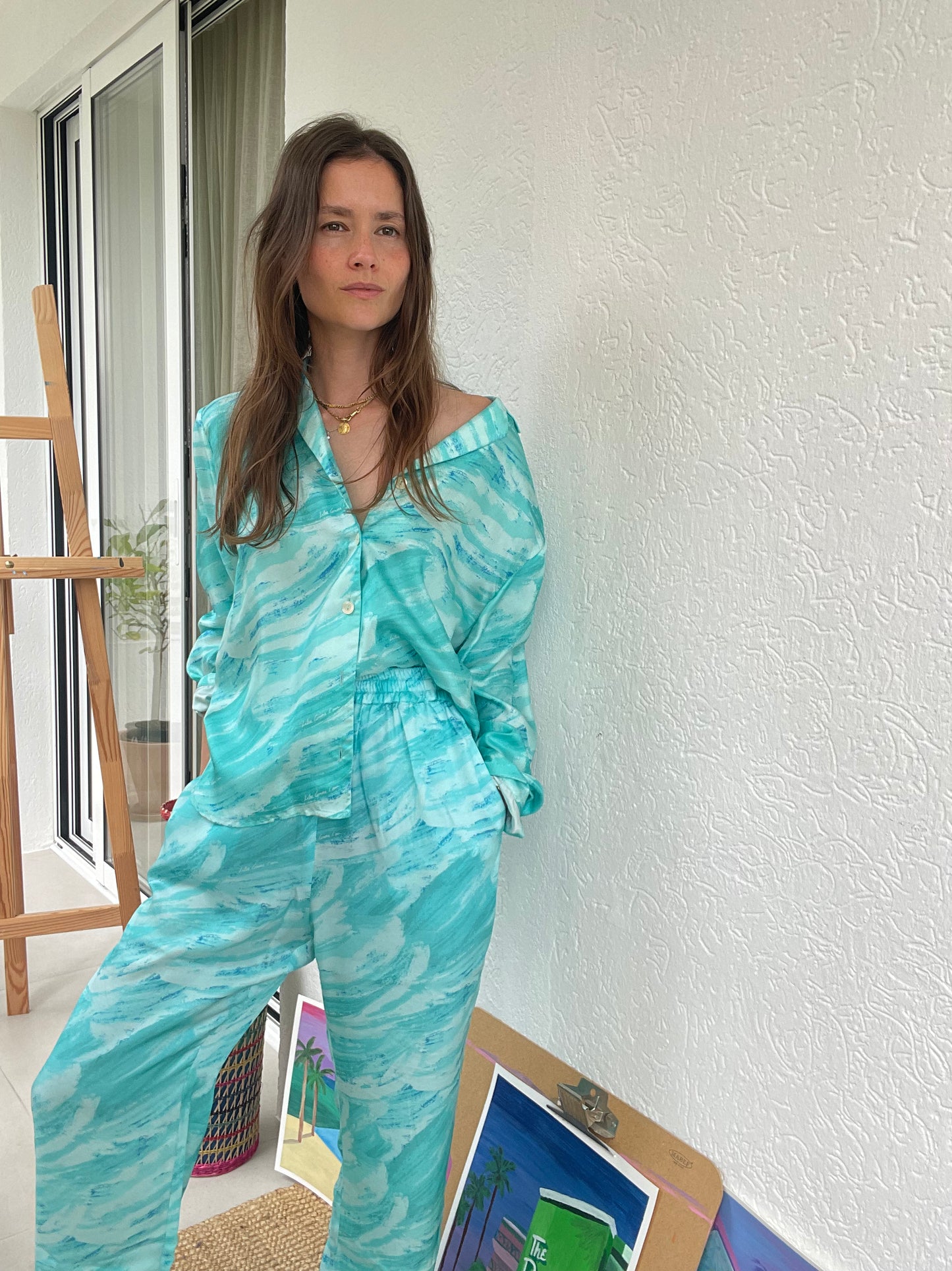 Pantalon "Libre comme l'eau"